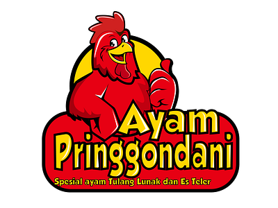 Logo Ayam Pringgondani branding design illustration logo logo design logo designer logodesign logos logotype vector