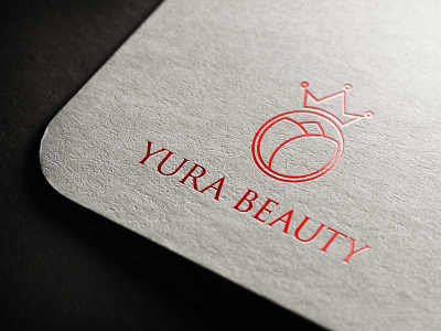 Yura Beauty Logo Design branding design logo logo design logo designer logodesign logos logotype makeup typography vector