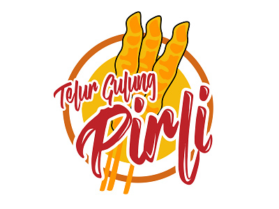 Pirli Telur Gulung branding design gulung logo logo design logos logotype telur telur gulung ukm umkm usaha