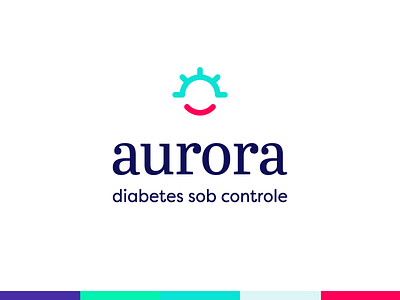 aurora - Diabetes Management Assistant aurora brand diabetes logo pallete