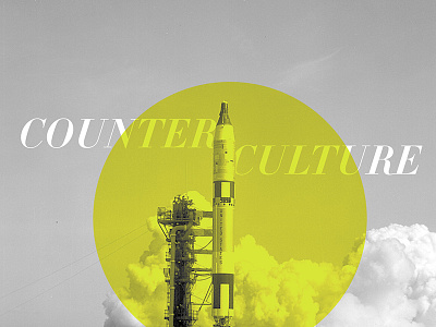 Counter Culture circle didot rocket serif space type