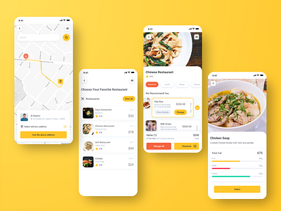 Food App Design ui