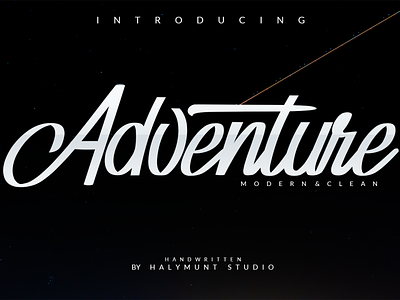 Adventure / Typeface typography
