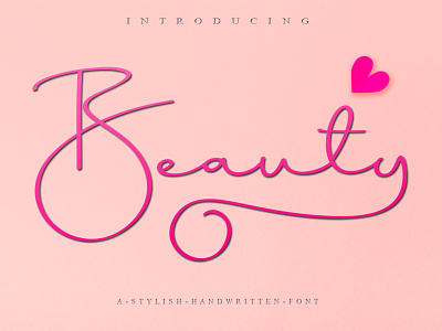 Beauty Script typography
