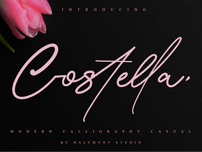 Costtella typography