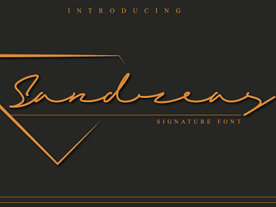 Sandreas / Signature typography
