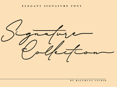Signature Collection typography