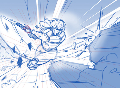 „Destiny’s Sword” characters comics concept draw graphic illustration videogame woman