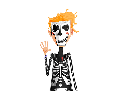 Broo! Scared ya! avatar halloween halloweenify illustration misfits skeleton skull