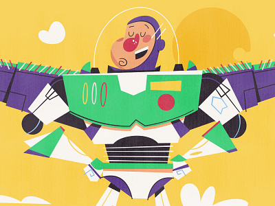 Buzz buzz buzz buzz lightyear character fan art fanart illustration pixar toy