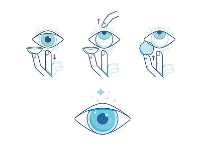 Acuvue eyeballs contacts eye eyeball eyes glasses hands health icon icons pharma simple vision