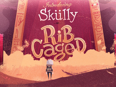 Introducing Skülly adventure animated animation desert keyframe sand short short film short stories skeleton spooky