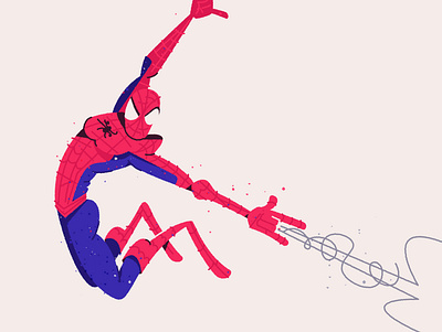 Spidey 3! action comic comics fan art hero jump marvel pose spider spider man spiderman spidey swing web