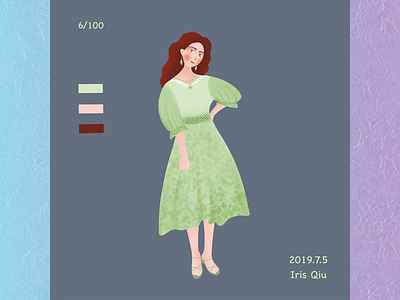 Fashion girl fashion girl illustration people