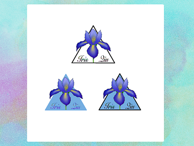 Iris flower logo