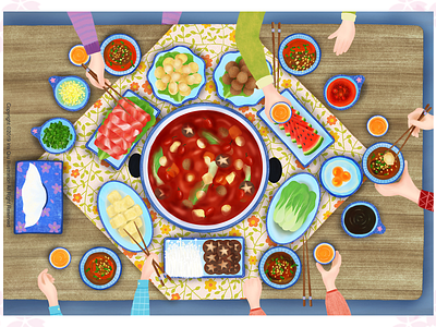 Chinese food-hot pot