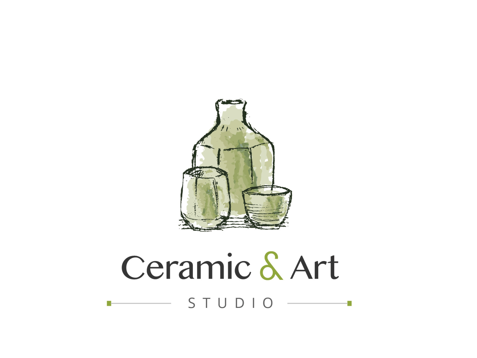 Ceramic and Art Studio Logo Concept by Visien Vinesa on Dribbble