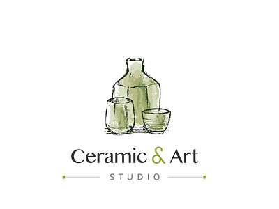 Ceramic and Art Studio Logo Concept