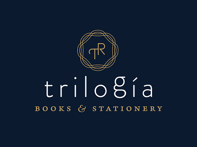 Trilogia arno pro books brand branding brandon grotesque logo logogram logotype ornament stationery