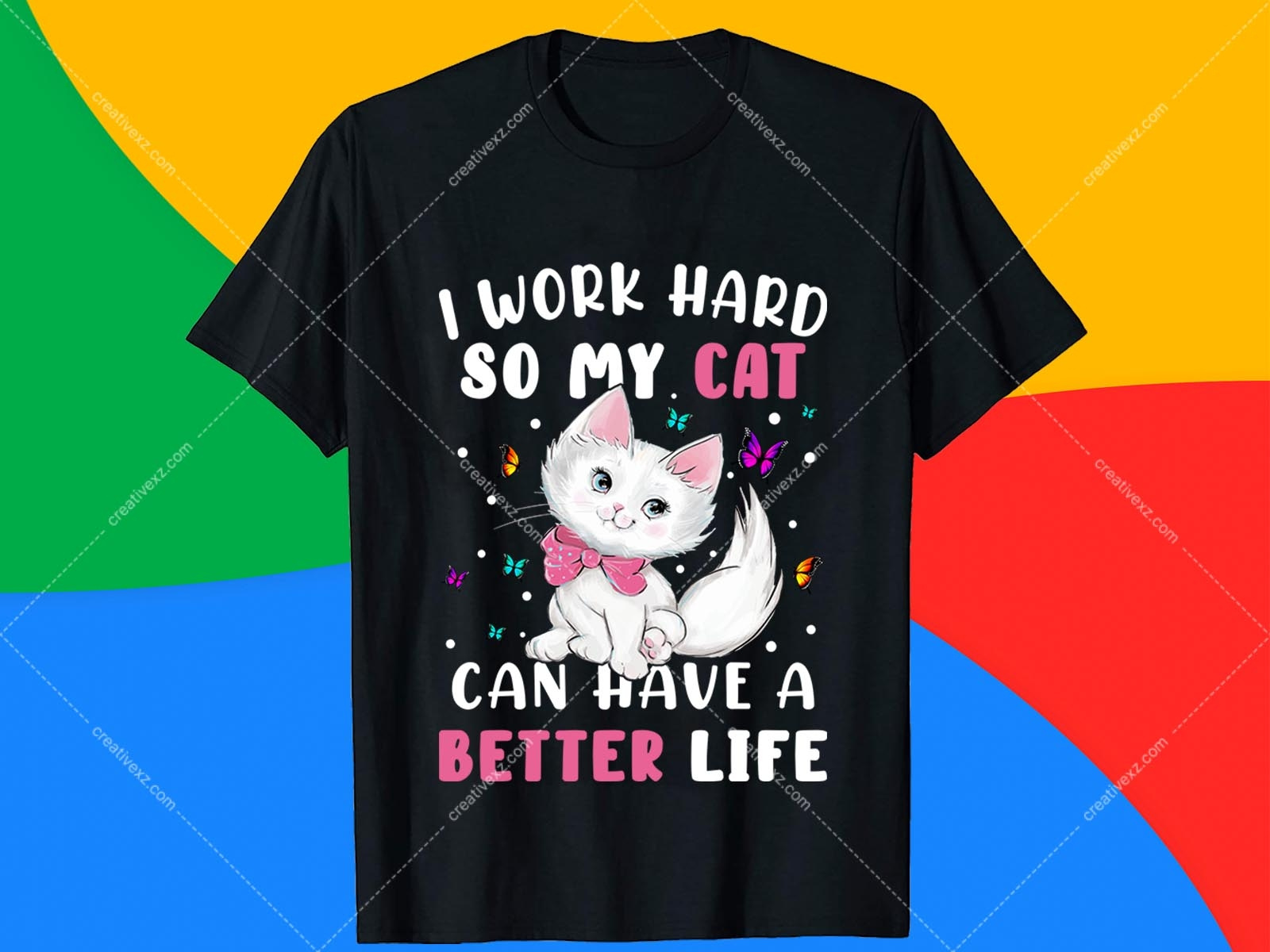 Cat T Shirt Design Free Download By Alex R Xtar On Dribbble