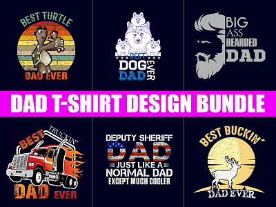 This is Our New Dad T-Shirt Design Bundle. amazon t shirts best dad t shirt creative typography design dad t shirt ideas design illustration super dad t shirt t shirt design t shirt design vector t shirt printing typography typography design typography design free