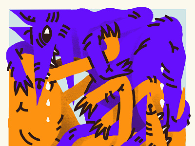 Wolf Fight animation beer branding design drawing experiment flat fun illustration logo loot minimal pattern treasure viking vikings