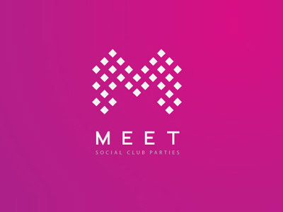 Meet Social Club branding logo logo design social club social network