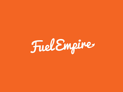 Fuel Empire Rebrading branding car empire fire fresh fuel logo orange