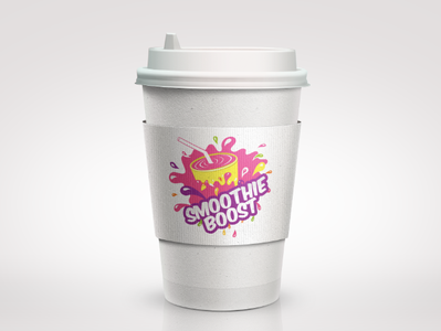 Smoothie Boost Branding Logo