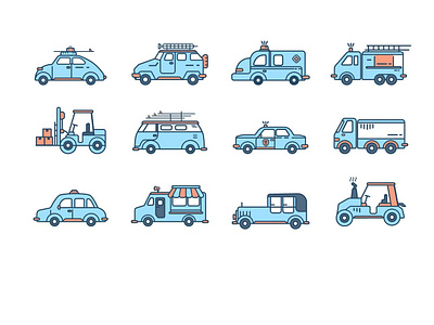 Car icons icon icons icons design ui 插图 设计