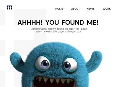 An error page