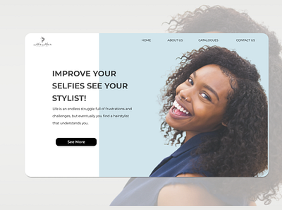 Website Banner for a Hair Company