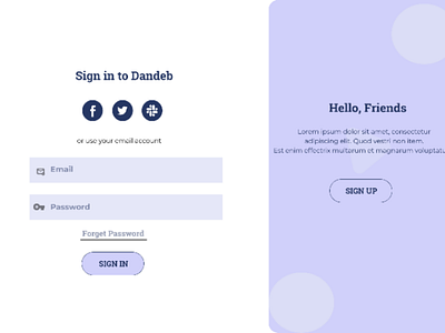 Login interface designwithuche