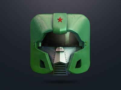 Realistic Icon Soldier