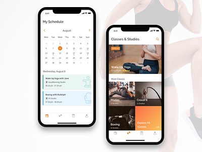 Fitness App app fitness gym iphonex mobile sport yoga