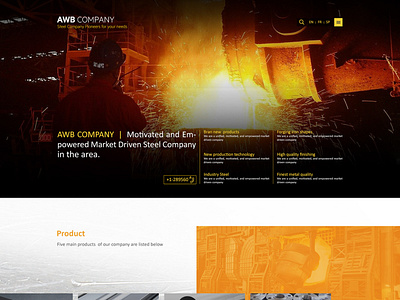 Industry webiste template
