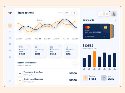 Wallet Dashboard UI 2021 app clean cool crypto dashboard trendy ui ux wallet web website