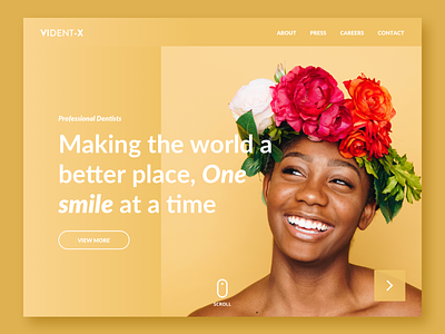 Smile Homepage australia bogota colombia color dailyinspiration design interface design layout medellin redesing site smile typography ui ui design uidesign ux website yellow