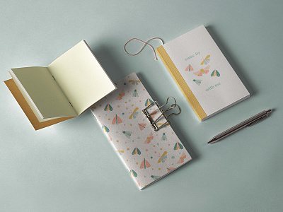 Come Fly With Me Stationery Set butterflies design digital art graphic design illustraion insects mockup moths nature pattern design patterns product design stationery surface design surface pattern design