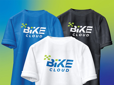 Logo Application | Bike Cloud brand branding design graphic design identity design logo application