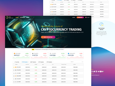 JuanExchange Home crypto crypto currency crypto exchange homepage homepagedesign ui uidesign uxdesign website website concept website design
