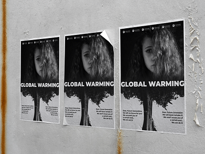 Global Warming Poster Print a3 a3 print graphic design photoshop poster poster print print