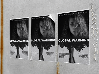 Global Warming Poster Print a3 a3 print graphic design photoshop poster poster print print