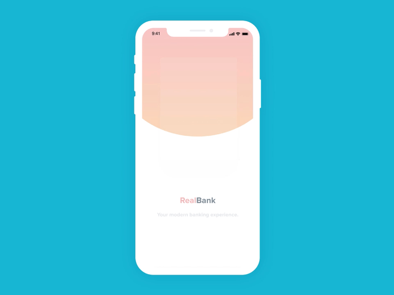 Bank App Onboarding Concept