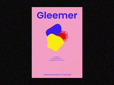 Gleemer poster poster design
