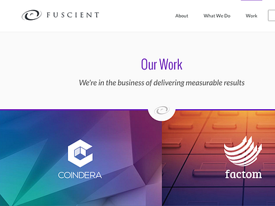 Fuscient blockchain portfolio startup