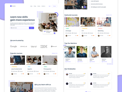Courses website app course courses design graphic product design ui ui ux uidesign uiux ux ux design uxdesign web