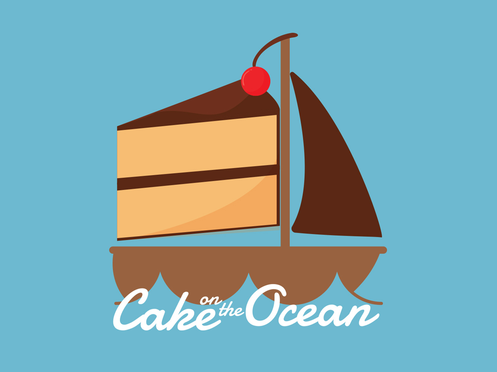 Cake on the Ocean by Jordana Heney on Dribbble