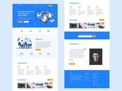 Digital Agency Responsive Website Homepage Design