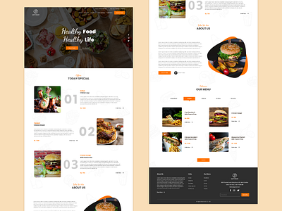 Restaurant Website Design 2021